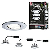Paulmann LED-Einbauleuchte Calla (Neutralweiß, 3 Stk., IP65, Durchmesser: 90 mm, Chrom) | BAUHAUS