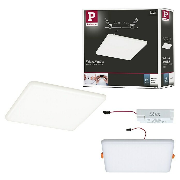 Paulmann LED panel (17,5 W, Satin, D x Š x V: 18,5 x 18,5 x 3,1 cm)