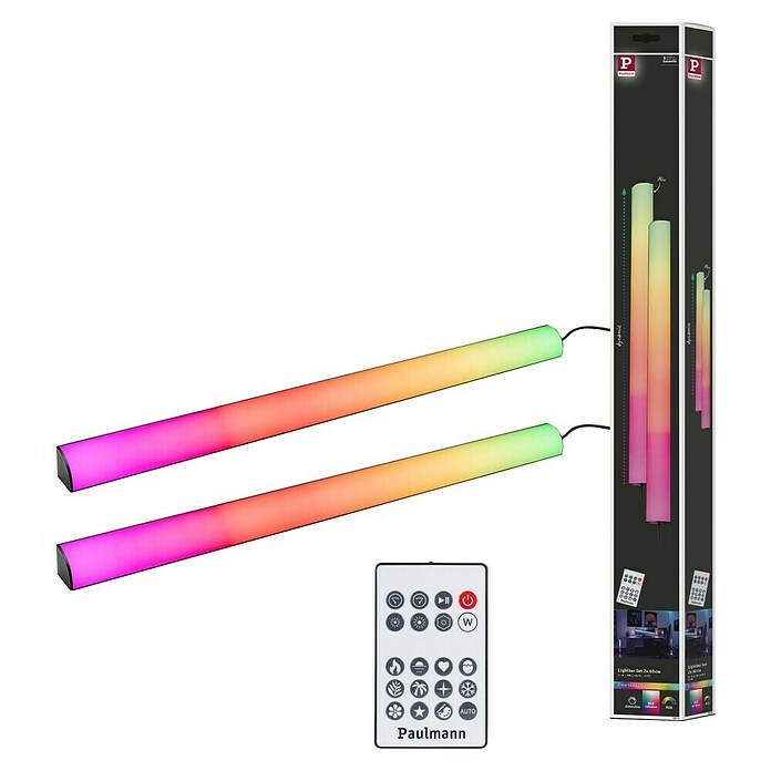 Paulmann LED svjetlosna cijev  (D x Š x V: 60,5 x 3 x 3 cm, Boja svjetla: RGB, 5 V, 2 Kom.) | BAUHAUS