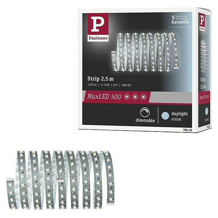 Paulmann MaxLED 500 LED traka  (Duljina: 2,5 m, Boja svjetla: Bijele boje dnevnog svjetla) | BAUHAUS