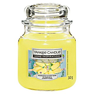 Yankee Candle Home Inspirations Duftkerze (Im Glas, Lemon-Lime Popsicle, Medium)