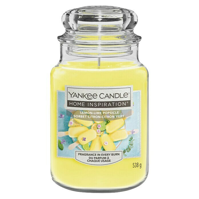 Yankee Candle Home Inspirations Duftkerze (Im Glas, Lemon-Lime Popsicle, Large) | BAUHAUS