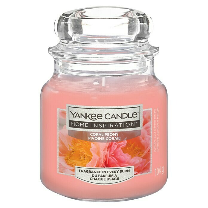 Yankee Candle Home Inspirations Duftkerze (Im Glas, Coral Peony, Small) | BAUHAUS