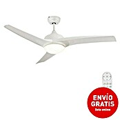 Arte confort Ventilador de techo Cascais (Blanco, 132 cm, 30 W, Blanco cálido) | BAUHAUS