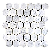 Mozaïektegel Hexagon Uni MOS HXN 2000 (29,8 x 30,5 cm, Wit, Mat)