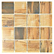 Mozaïektegel Quadrat Holz CIM Q73 WD (30,6 x 30,6 cm, Bruin, Mat)