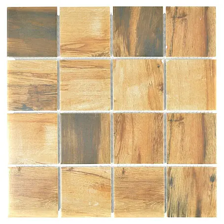 Mosaikfliese Quadrat Holz CIM Q73 WD