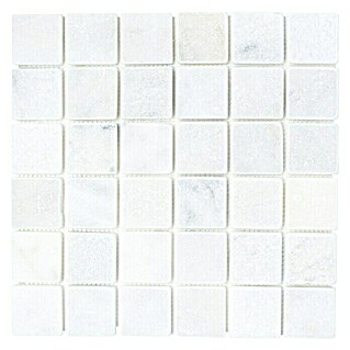 Mosaikfliese Quadrat Ibiza White XNT 42048 (30,5 x 30,5 cm, Weiß, Matt)