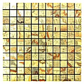 Zelfklevend mozaïek SAM 4MAP25G (29 x 29 cm, Metaal, Goud)