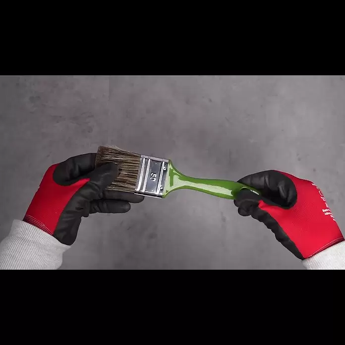 Lasur-Flachpinsel - Breite Borsten: 50 mm, Naturborsten-Mix, Kunststoff - Lasur-Flachpinsel
