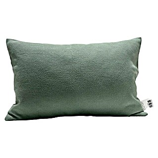 Cojín Pique (Verde, 50 x 30 cm, 100% algodón)