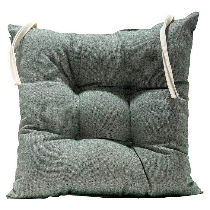 Cojín para silla Versalles (Verde, 40 x 40 cm, 100% algodón) | BAUHAUS