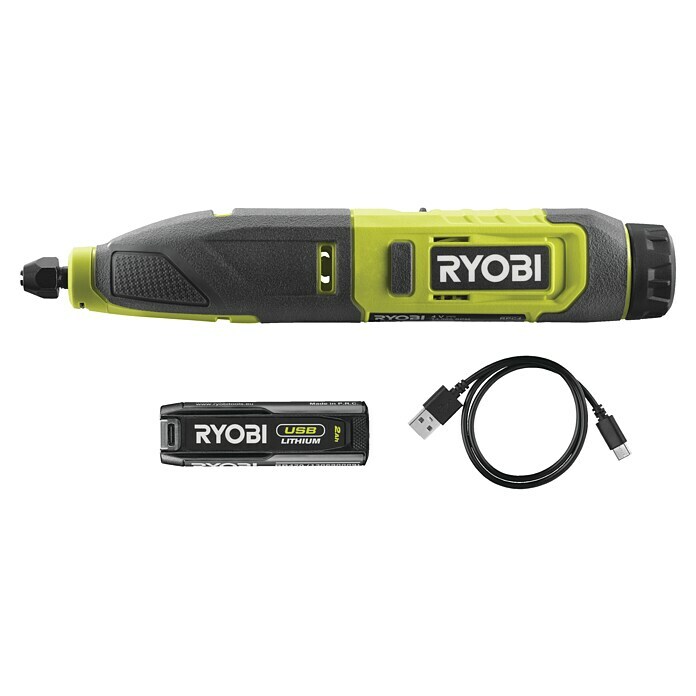 Ryobi 4V USB Akku-Schnitzer RPC4-120G (4 V, 1 Akku, 2 Ah) | BAUHAUS