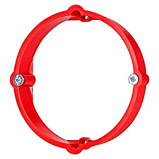 Putzausgleichsring für UP-Dose (Ø x H: 60 x 12 mm, Rot, Kunststoff, 25 Stk.)