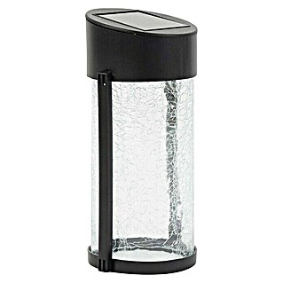 Luxform LED-Solar-Außenwandleuchte Catala (Kunststoff, Warmweiß, Schwarz, 2 Stk.)
