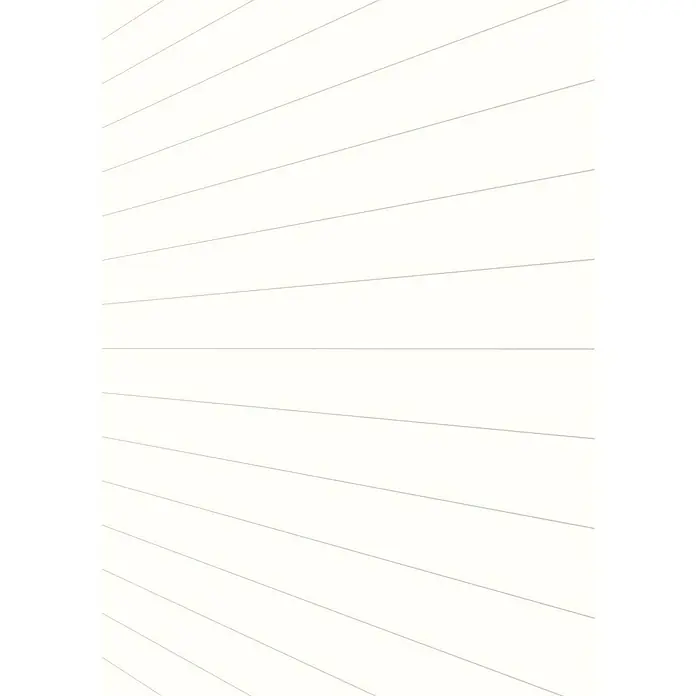 LOGOCLIC Decoration Paneel Edelweiß Pore - 2.600 x 202 x 10 mm - Weißes liniertes Papier bietet eine saubere und minimalistische Textur für Notizen oder Skizzen. Ideal für kreative Projekte und Bürobedarf.