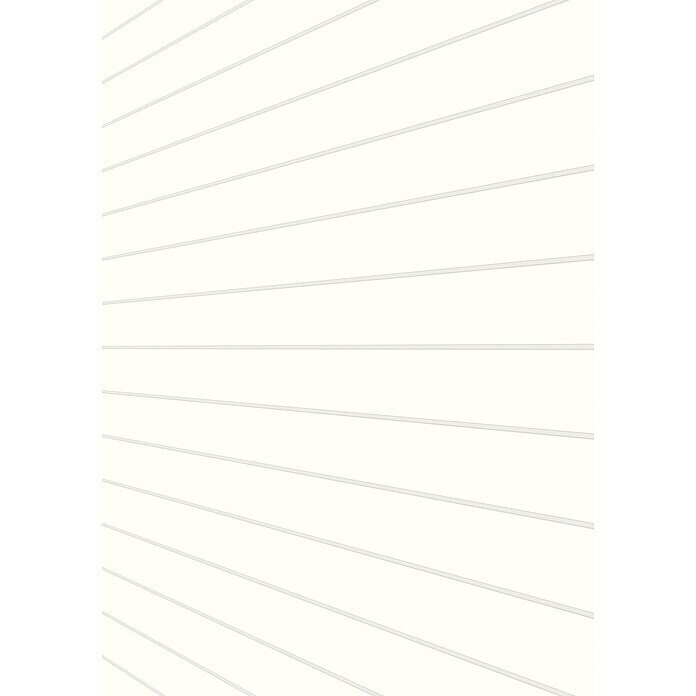 LOGOCLIC Decoration Paneele Weiß Hochglanz (2.600 x 202 x 10 mm)