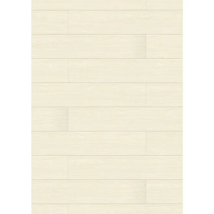 LOGOCLIC Variation Paneel Birne weiß - 2.000 x 154 x 10 mm - Helles Holzbodenmuster für ein elegantes und modernes Raumdesign. Ideal für Wohnräume, Küchen und Büros mit natürlicher Optik.