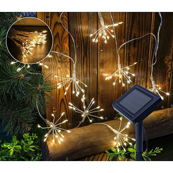 BAUHAUS Solarna svetlobna veriga Fireworks  (Dolžina: 3,4 m, LED) | 3121 - Solarleuchten dekorativ | CAJC - Outdoorleuchten Solar | CAJ - Outdoorleuchten | CA - Beleuchtung | C - Elektro | BAUHAUS