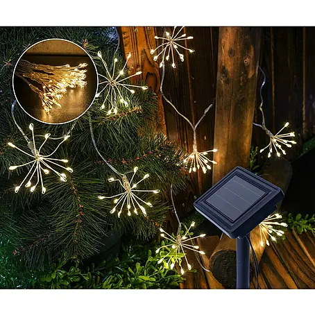 BAUHAUS  Solar-Lichterkette Feuerwerk