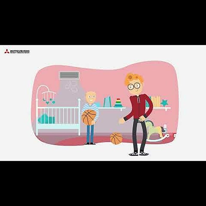 Mitsubishi Aire acondicionado Inverter FDUM71VHNP-W (Potencia frigorífica: 7.300 W, Rendimiento calorífico: 7.300 W, 45 m²) | BAUHAUS