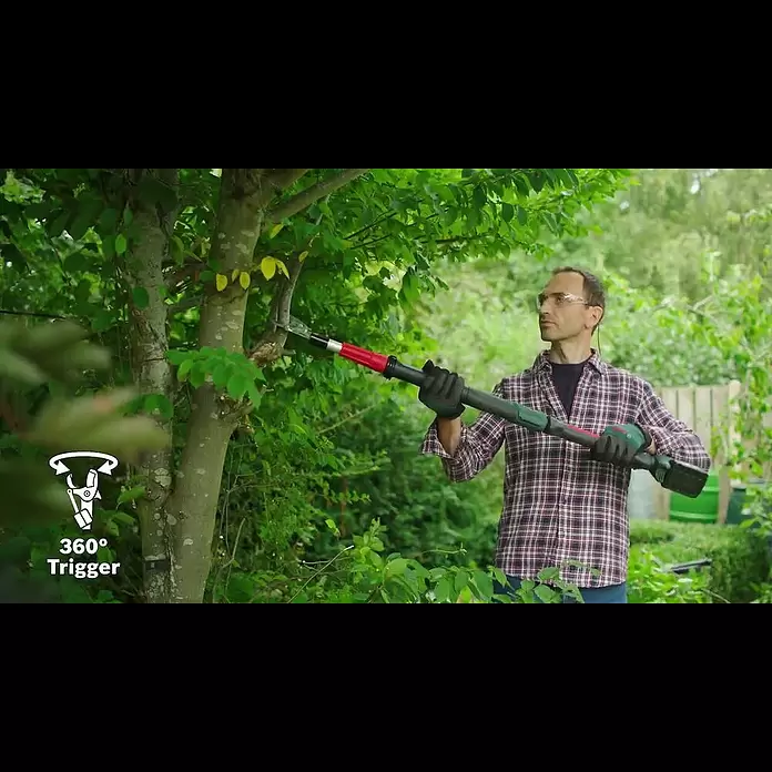 Bosch Power for All 18V Akku-Gartenschere AdvancedPrune 18V-45 - 18 V, Li-Ionen, Ohne Akku, Max. Aststärke: 45 mm - Bosch AdvancedPrune 18V-45 Akku-Gartenschere - Produktmontage