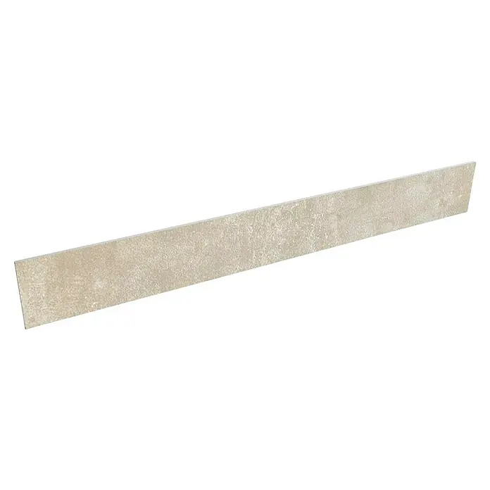 Marazzi Sockelfliese Jerusalem Oase Avorio - 7 x 75 cm, Sandstein-Beige, Matt - Längliche, beigefarbene Wandfliese mit strukturierter Oberfläche, ideal für moderne Innenräume und stilvolle Akzente.