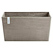 Ecopots Pflanzkasten Paris (Außenmaß (L x B x H): 99,7 x 46,4 x 51 cm, Kunststoff, Braungrau) | BAUHAUS