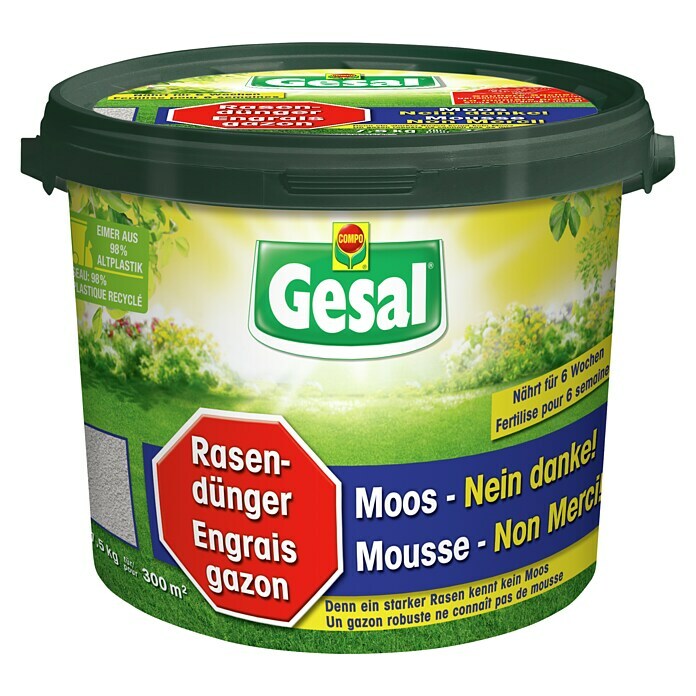 Gesal Engrais gazon Mousse-Non Merci!