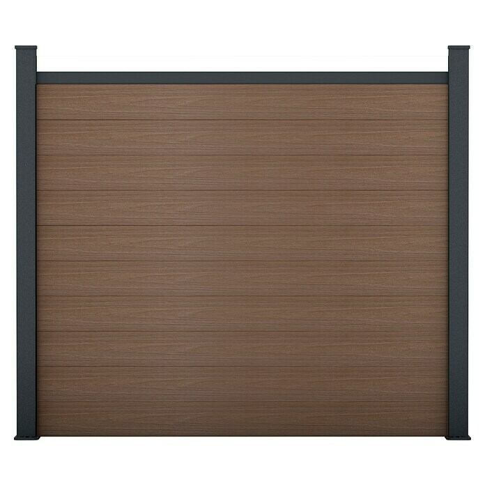 Dioco Valla Smartwall (An x Al: 177 x 200 cm, Marrón/Antracita, Madera) | BAUHAUS