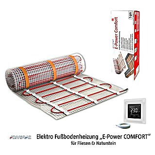 Fußbodenheizung E-Power Comfort (Beheizbare Fläche: 20 m², 150 W)