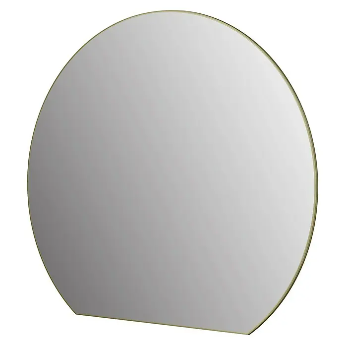 DSK Wandspiegel Picasso - Durchmesser: 100 cm, Gold - Ein stilvoller Spiegel mit einem goldenen Rahmen, der jedem Raum einen Hauch von Eleganz verleiht und das Licht optimal reflektiert.