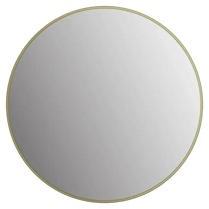 DSK Wandspiegel Picasso - Durchmesser: 60 cm, Gold - Runde Wandspiegel mit goldenem Rahmen, der jedem Raum Eleganz und Stil verleiht. Ideal für Flur, Bad oder Schlafzimmer.