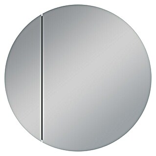 DSK Led-spiegelkast Picasso Goud (Diameter: 60 cm, Met verlichting, Aluminium, Goud)