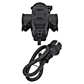 Voltomat Cable de extensión de goma (0,5 m, Negro, H07RN-F3G1,5)