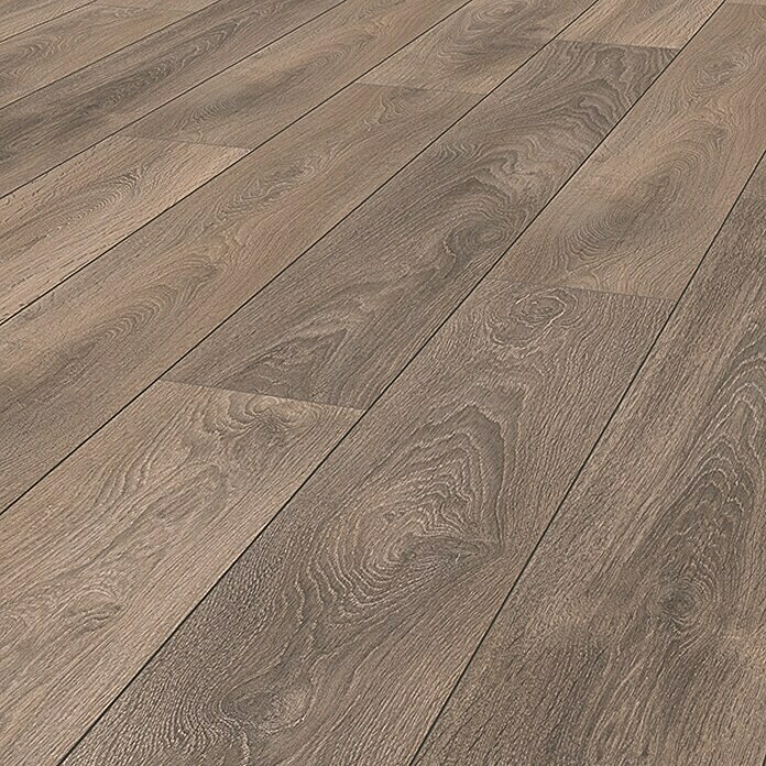 Krono Original Laminat Super Natural Castle Oak (1.288 x 195 x 8 mm, Landhausdiele, Castle Oak) | BAUHAUS