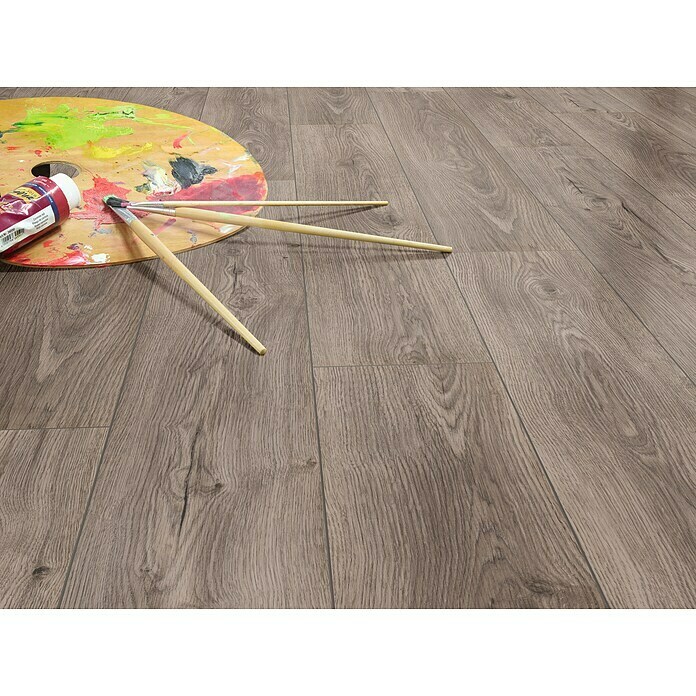 Krono Original Laminatmuster Super Natural Twilight Sterling Oak (297 x 195 x 8 mm, Landhausdiele) | BAUHAUS