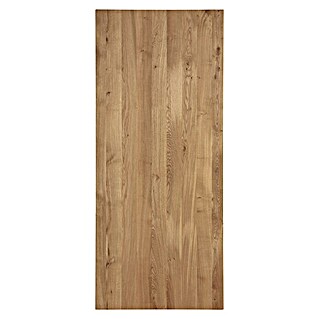 Tischplatte mit Schweizer Kante (Eiche, 200 x 85 x 2,6 cm)