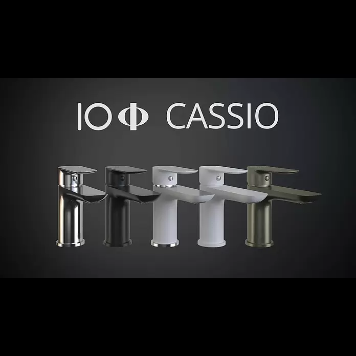 IO Cassio Grifo de lavabo - Titanio - Grifera de bao Cassio - IO by GME