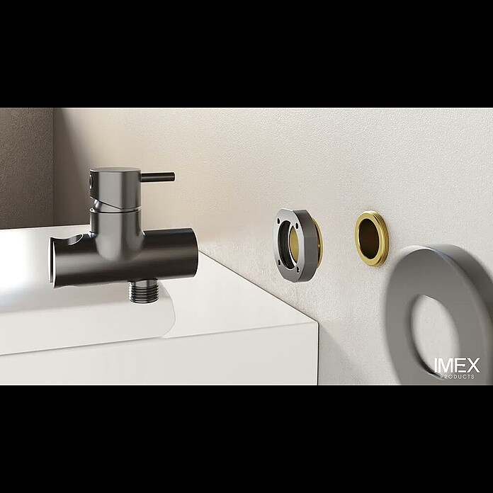 Imex Ducha higiénica inodoro Ness (Cromo, Brillante) | BAUHAUS