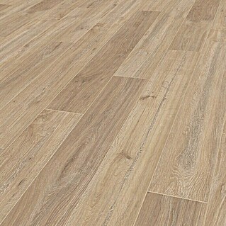 Krono Original Laminatmuster Super Natural Khaki Oak (297 x 195 x 8 mm, Landhausdiele)