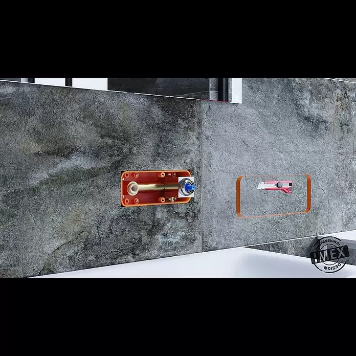 Imex Delos Grifo de lavabo - Oro - Como instalar grifo de lavabo empotrado (Suiza y Malta)