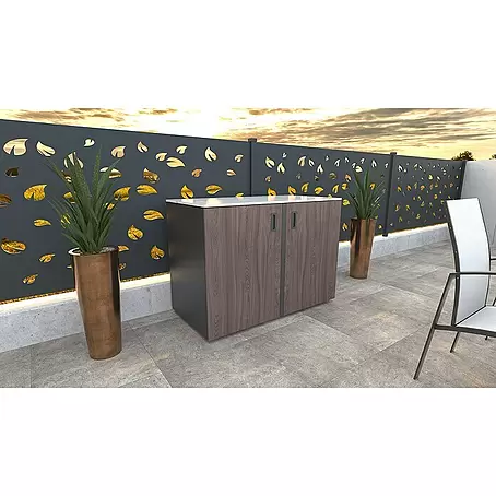 Bellano Living  Outdoorküchen-Modul Doppelschrank
