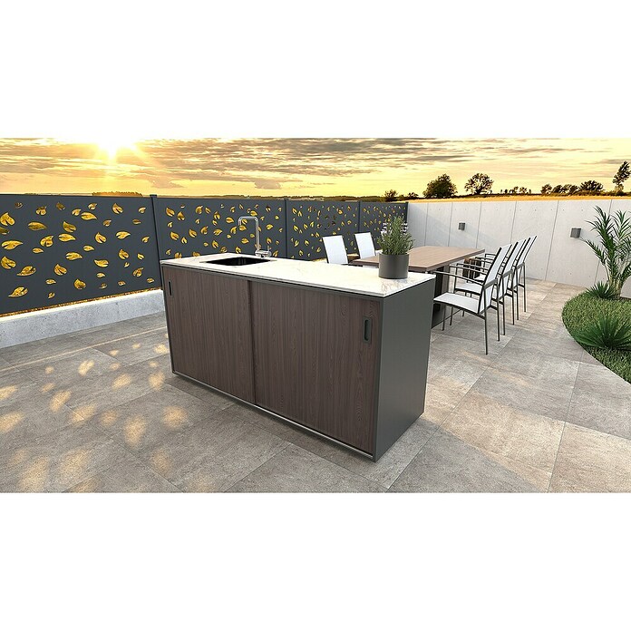 Modul za letno kuhinjo  (Rjava) | 8336 - Grillküchen | ICGA - Grillgeräte | ICG - Grillgeräte / Grillzubehör | IC - Freizeit im Garten | I - Stadtgarten | BAUHAUS
