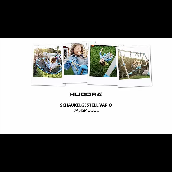 Hudora Schaukel Vario Basismodul V - B x L: 206 x 120 cm, Stahl - HUDORA Vario Schaukelwelt  Das modulare Schaukelsystem