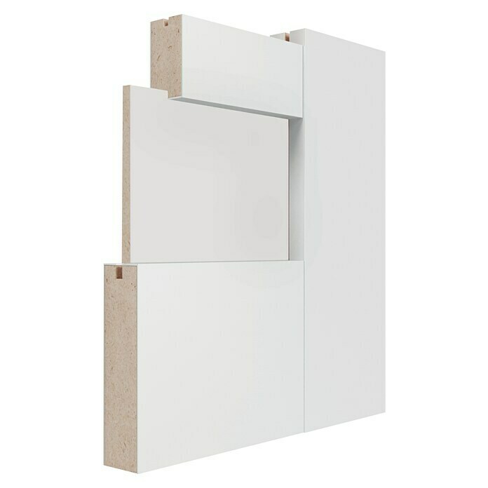 Invado Zimmertür BN1 (860 x 1.985 mm, DIN Anschlag: Links, Verkehrsweiß matt, Material: MDF) | BAUHAUS