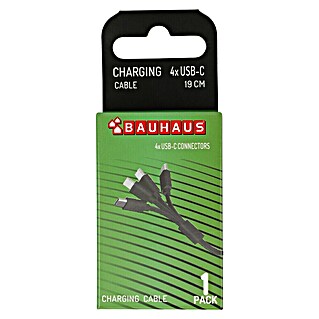 BAUHAUS USB kabel za punjenje (Duljina: 19 cm, USB A utikač)