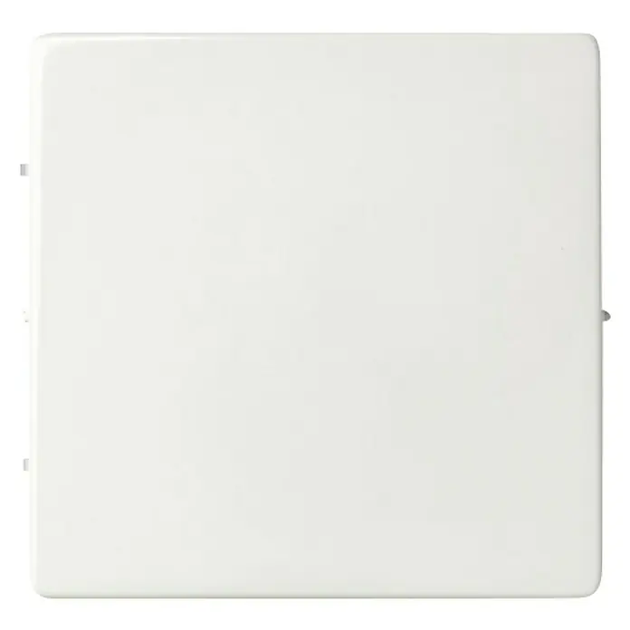 Simon 82 Tapa para mecanismo conmutador - Blanco, Plástico, Colocar - Panel de acceso cuadrado blanco con esquinas redondeadas. Ideal para ocultar áreas de servicio antiestéticas con estilo.