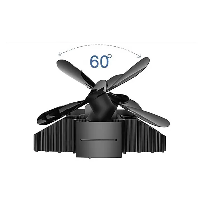 Valo OfenventilatorStromlos, 60° Drehend inkl. Temperaturanzeige