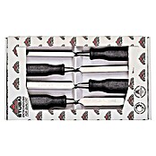 Stubai Juego de formones (4 pzs., Anchos de hoja de 12 a 24 mm) | BAUHAUS